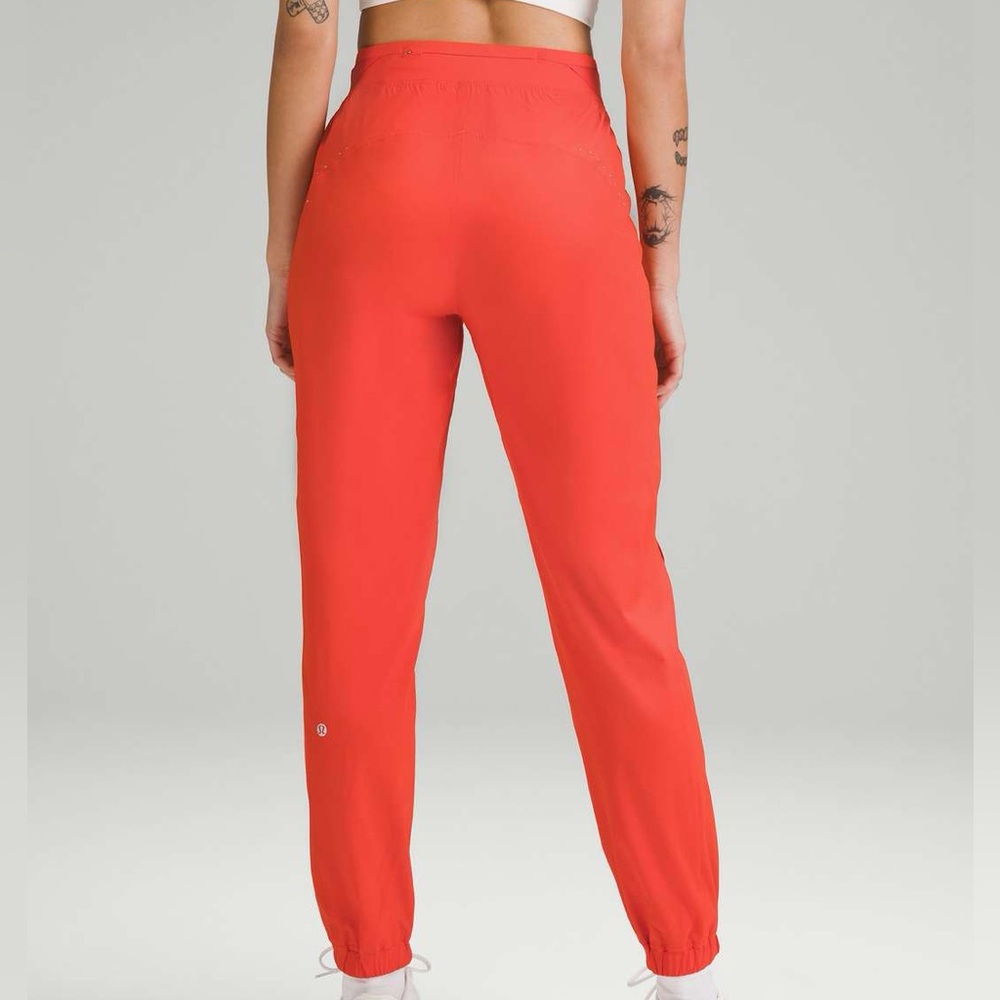 Bright Orange Lululemon Adapted State High-Rise Jogger